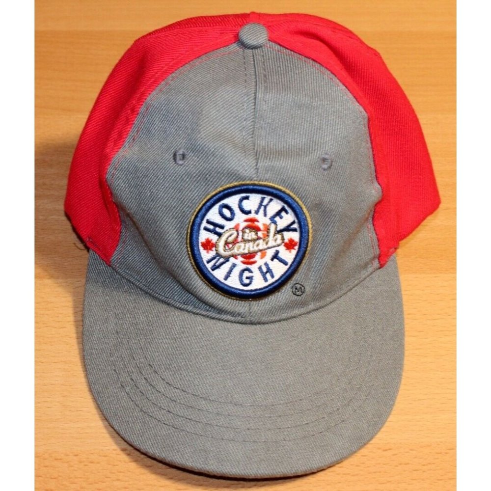 Hockey Night in Canada Budweiser Sponsered Snapback Cap Hat Adult One Size Gray